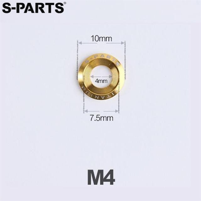 S-PARTS �����ѡ��� �������å��㡼 A3 M4/5/6/8/10/12 ���ѥ�å��㡼 ���� ���顼��������� / ��������M4 (����10mm������...