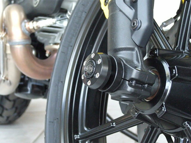 P&A International P&Aインターナショナル フロントフォークスライダー X-Pad (エックスパッド) Hypermotard796 Monster 696 S4 Scrambler 800 Cafe Racer DUCATI ドゥカティ アクスルスライダー フレーム