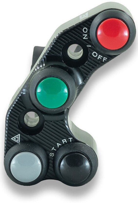 DUCABIKE (DBK) ドゥカバイク (ディービーケー) BREMBO製マスターシリンダー用 スタート＆キルブラケット STREET TRIPLE 765 MOTO2 EDITION RS R TRIUMPH トライアンフ ハンドルスイッチ・スイッチボックス ハンドル周辺パーツ ハンドル