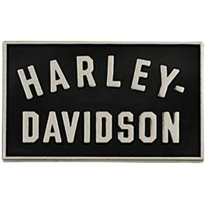 HARLEY-DAVIDSON ハーレーダビッドソン ミニマルブラックH-Dメタルピンバッチ その他グッズ バイク関連グッズ