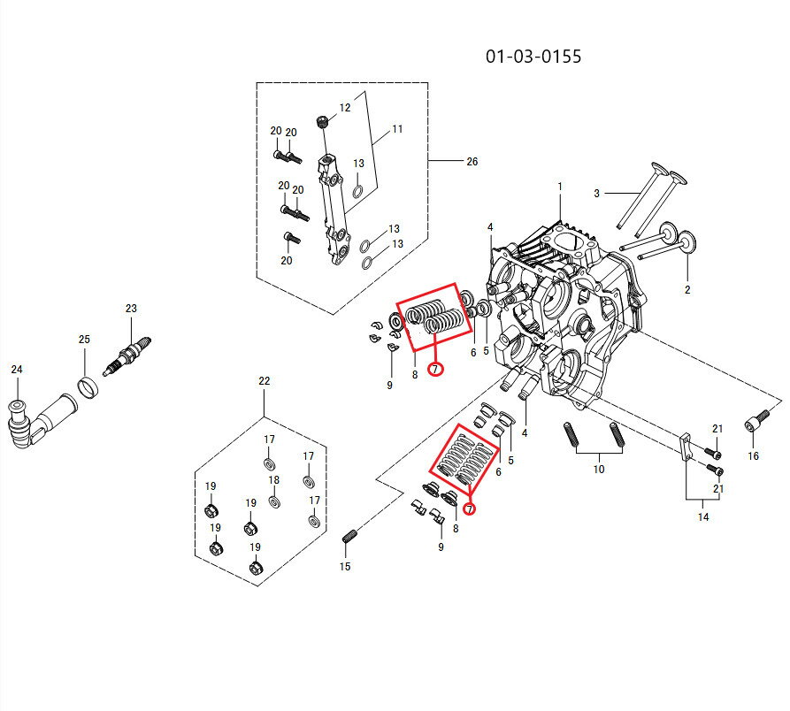 SP武川 SPタケガワ 【補修部品】 バルブスプリングセット(DOHC用) ゴリラ モンキー HONDA ホンダ バルブスプリング エンジンパーツ エンジン