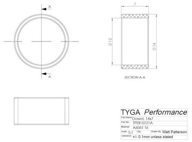 TYGA PERFORMANCE タイガパフォーマンス CBR1000RR 2008-13 フロントキャリパーマウントボルト 310mmディスクコンバージョンキット RVF400 VFR400R NSR250 CBR250RR HONDA ホンダ その他ホイールオプション・補修部品 ホイール関連 足回り
