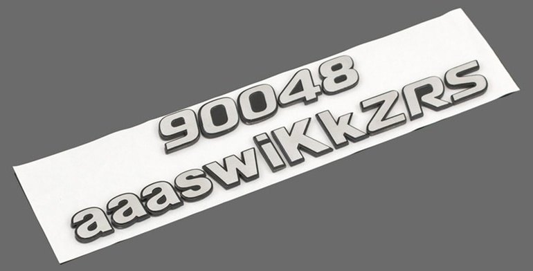 ARCHI アーキ 3Dエンブレム 小文字 Z900RS CAFE SE KAWASAKI カワサキ エンブレム 外装