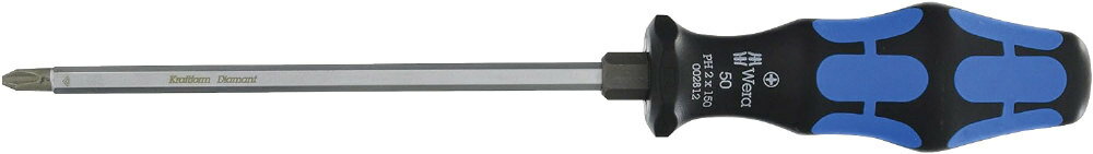 WERA ヴェラ ＃2×150mm (＋) ダイヤモンドドライバー ＃3×150mm プラスドライバー ドライバー ハンドツール
