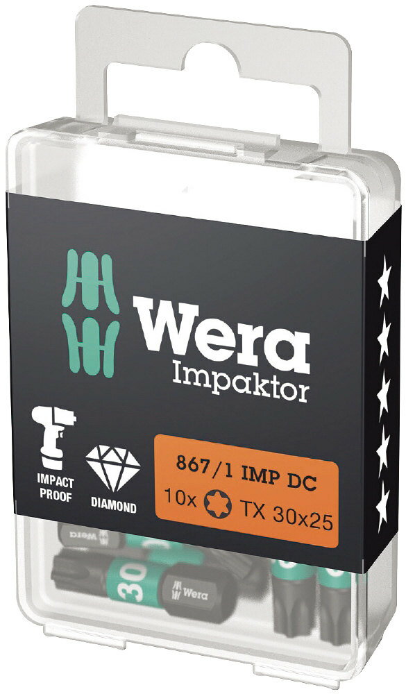 WERA ヴェラ インパクトドライバー用 ドライバービット セット工具