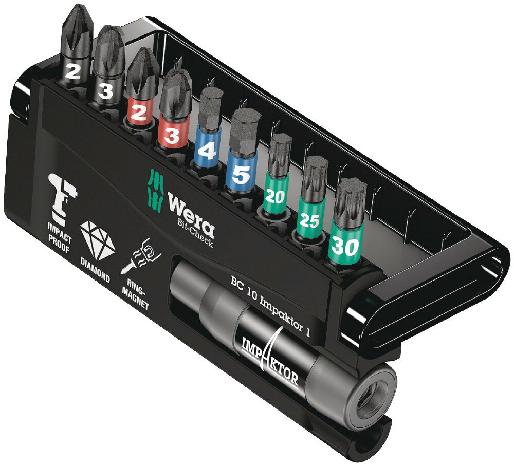 WERA ヴェラ インパクト用 ドライバービットセット セット工具