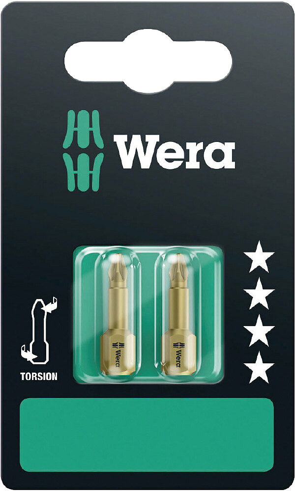 WERA ヴェラ TORSION ポジドライブネジ用 ドライバービット ハンドツール
