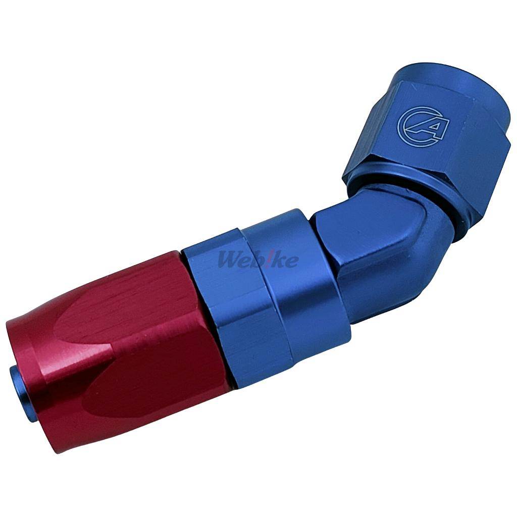 ACTIVE アクティブ 45度フォージフィッティング オイルクーラーフィッティング・アダプター 冷却関連 エンジン