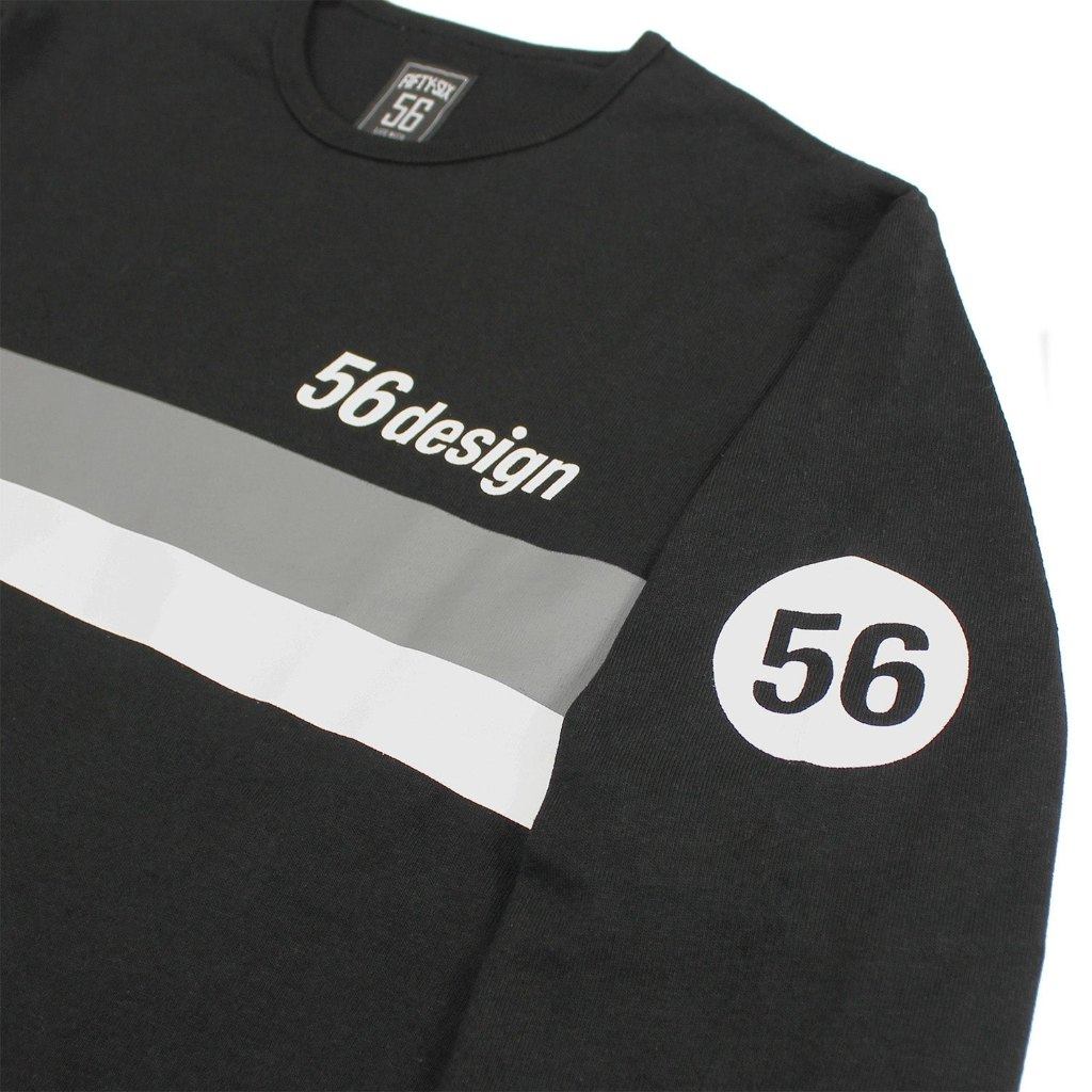 56design 56デザイン RETRO BORDER Long Sleeve Tee Tシャツ アパレル