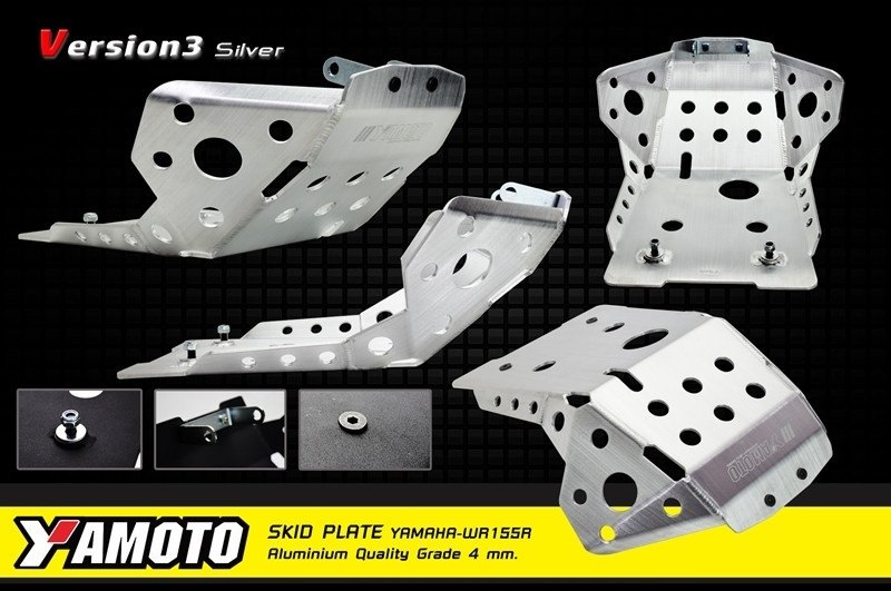 Yamoto Thailand:ヤモト タイランド Crankcase guard Skid plate WR155 V.3 WR155R YAMAHA ヤマハ...