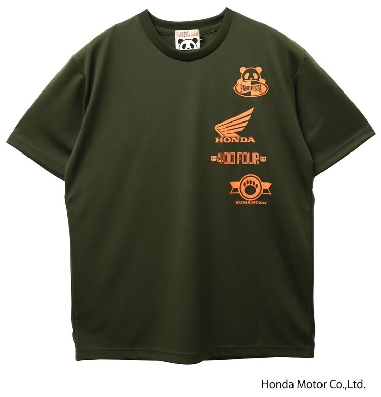 Honda Official Licensed Product ホンダオフィシャルプロダクト Honda×Padiesta CB400FOUR ドライメッシュ S/S Tee CB400FOUR HONDA ホンダ Tシャツ