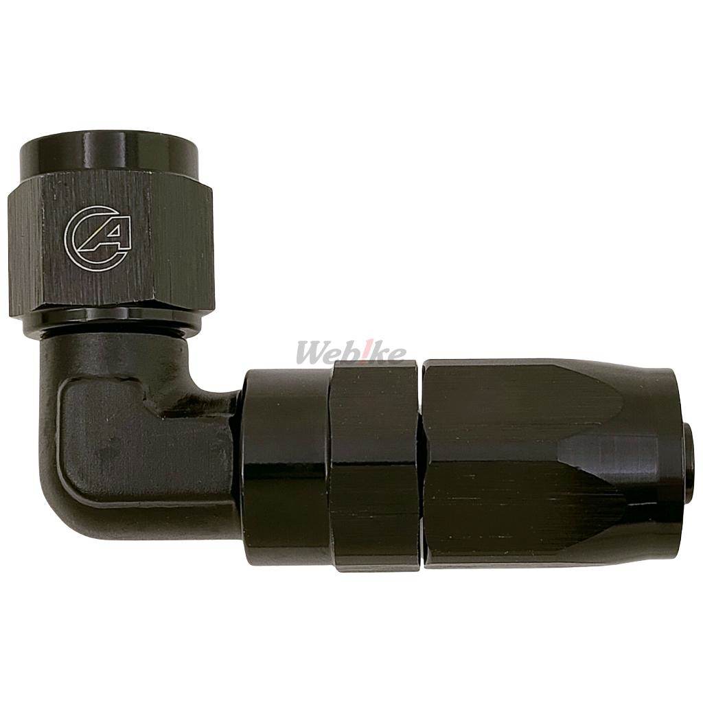 ACTIVE アクティブ 90度フォージフィッティング オイルクーラーフィッティング・アダプター 冷却関連 エンジン