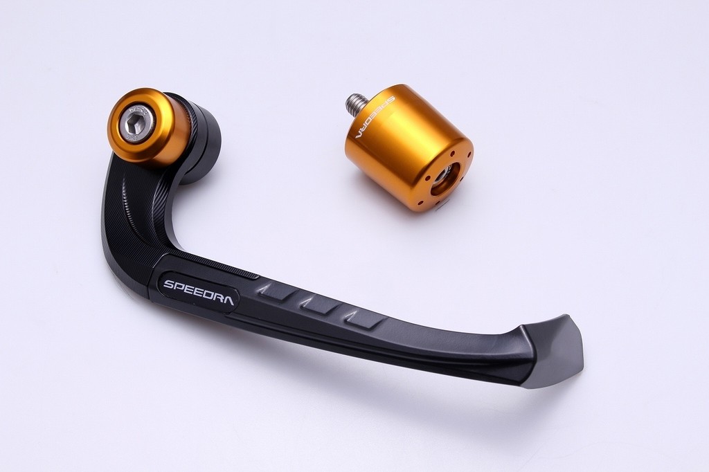 SPEEDRA スピードラ レバーガード ブレーキ側 MT-09 SP Y-AMT YAMAHA ヤマハ ハンドル カラー：ゴール..