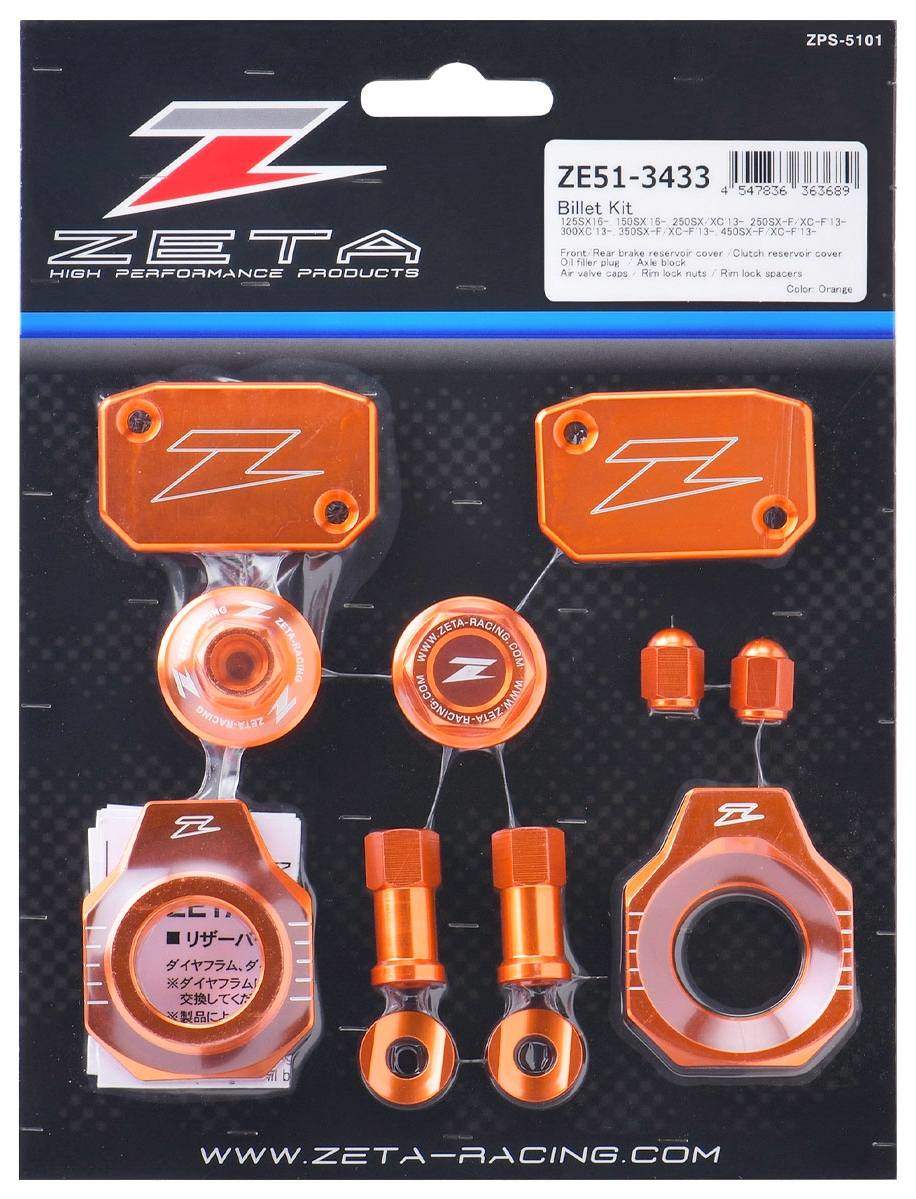 ZETA ジータ ビレットキット 125SX 150SX 250SX 250XC 250SX-F 250XC-F 300XC 350SX-F 350XC-F 450SX-F 450XC-F KTM その他汎用外装部品・ドレスアップパーツ 外装