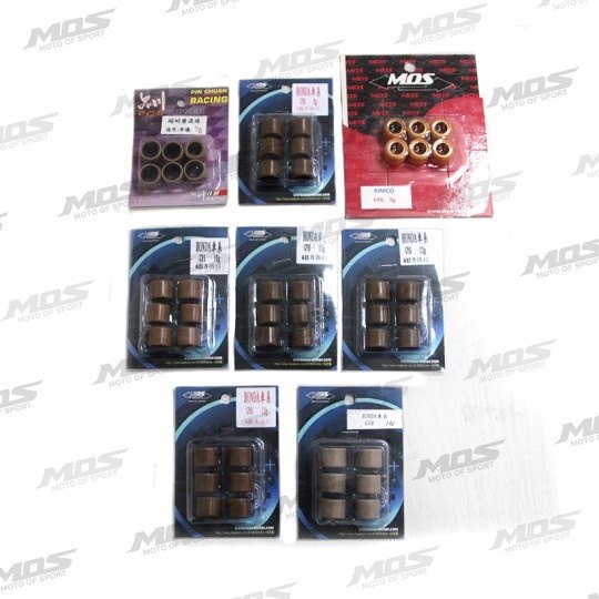 MOS モス ウエイトローラー GY6 スクーター駆動系 駆動系 重量：11g