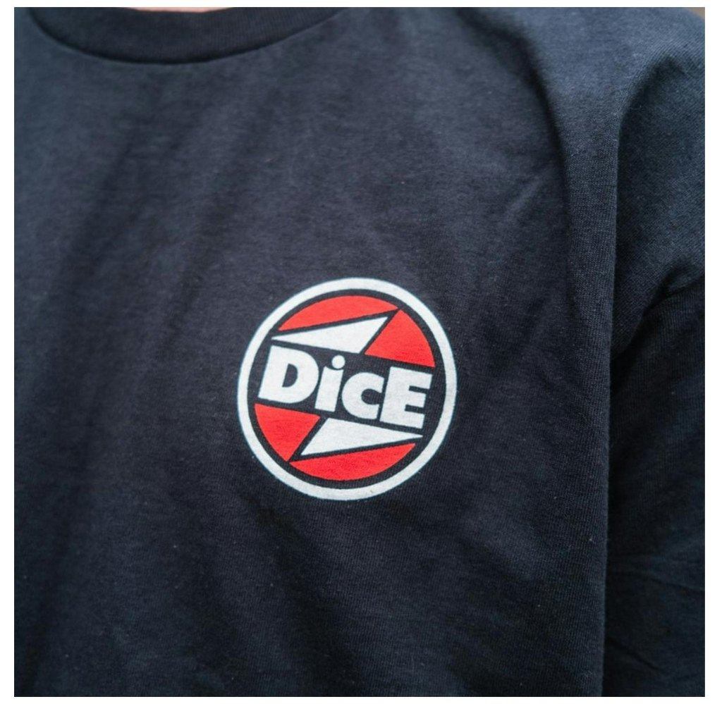 DICE MAGAZINE ダイスマガジン Back Logo Tシャツ アパレル