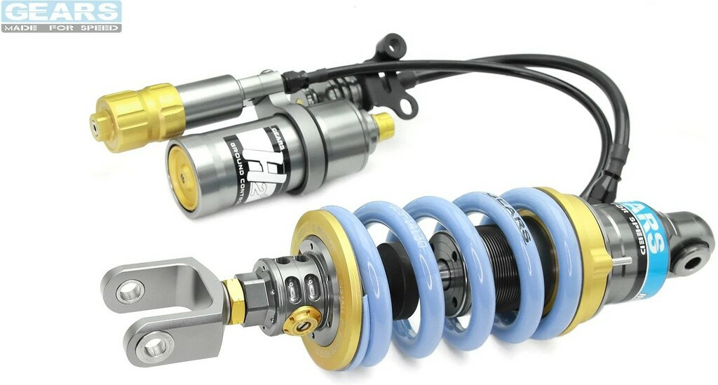 GEARS RACING ギアーズレーシング H2P リアサスペンション GSX-8S (23-) SUZUKI スズキ サスペンション 足回り カラー：クラシックブラック / タイプ：油圧スプリングプリロード付き (ブラック)