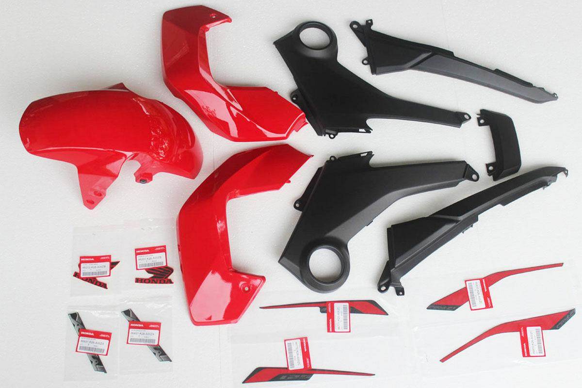TYGA PERFORMANCE タイガパフォーマンス コンプリートボディワークセット グロム HONDA ホンダ フルカウル・外装セット カウル関連 外装 COLOR：Valentine Red Scheme (Type 10)
