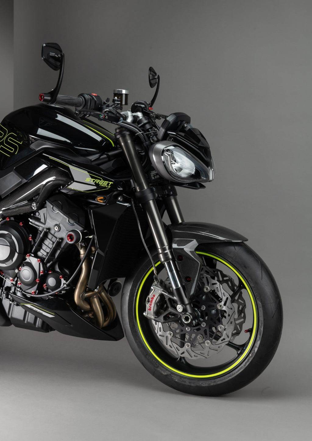 LighTech ライテック フロントマッドガード STREET TRIPLE 765 S R RS TRIUMPH トライアンフ フロントフェンダー フェンダー関連 外装