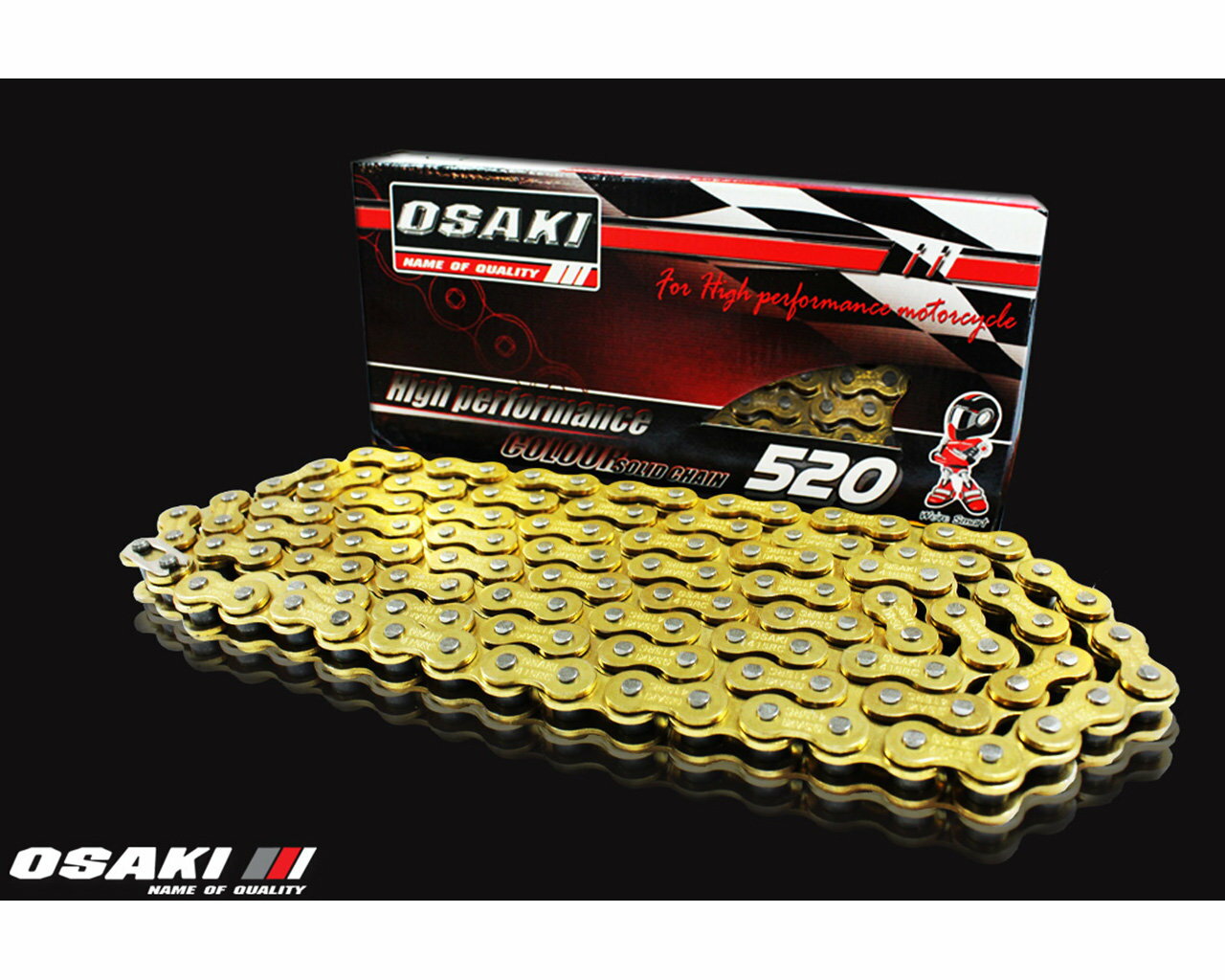 OSAKI オーサキ ゴールドチタン レーシングチェーン チェーン 駆動系