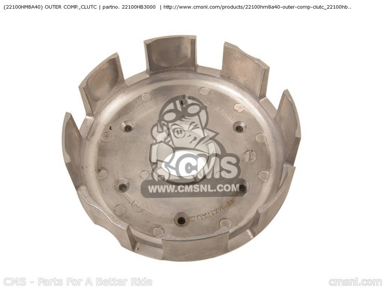 CMS シーエムエス (22100-HM8-A40) OUTER COMP.，CLUTC TRX250 RECON 2000 Y CANADA / CMF USA EXCEPT ..