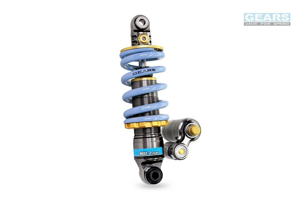 GEARS RACING ギアーズレーシング H2P リアサスペンション R3 / MT-03 (13-) YAMAHA ヤマハ サスペンション 足回り カラー：クラシックブラック / タイプ：油圧スプリングプリロード付き (ブラック)