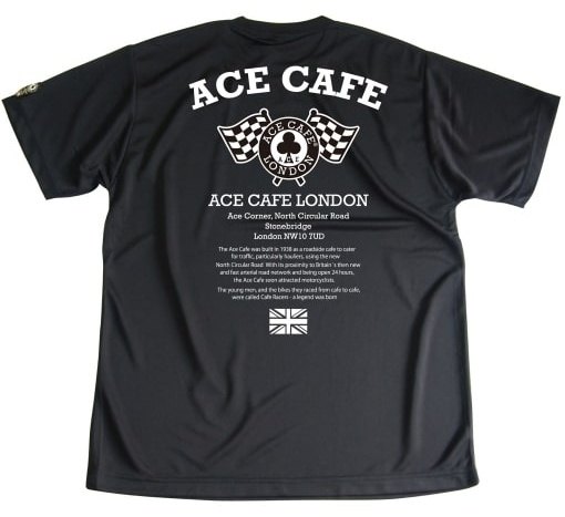 ACE CAFE LONDON エースカフェロンドン DRY-Tシャツ FLAG Tシャツ アパレル