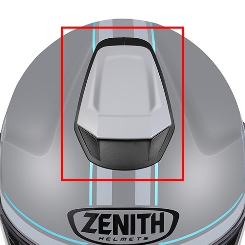 ZENITH HELMET ゼニスヘルメット 【補修・オプションパーツ】YJ-22II トップベンチレーション YJ-22II その他ヘルメットオプション・補修部品 ヘルメット カラー：GF-2 グレー(9079149C46)(2.0)