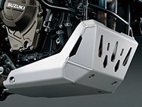 SUZUKI スズキ アルミスキッドプレート Vストローム800 アンダーガード・スキッドプレート フレーム