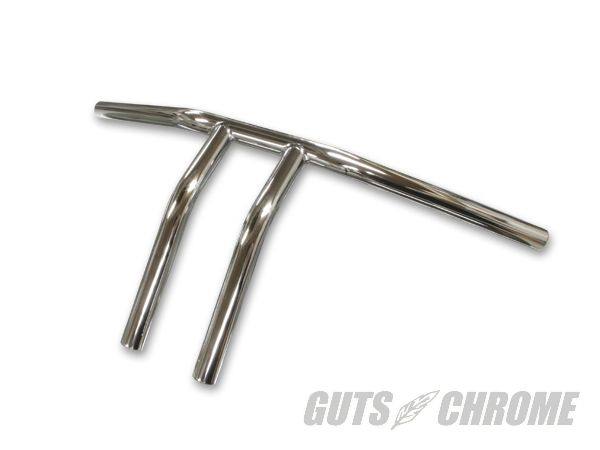 GUTS CHROME ガッツクローム 10インチTバープルバック ヘコミ無し 81年以前 配線用 HARLEY-DAVIDSON ハーレーダビッドソン ハンドルバー ハンドル