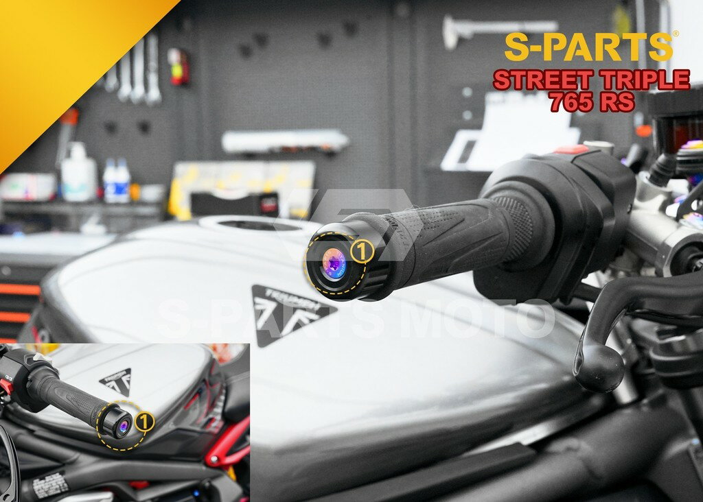 S-PARTS エスパーツ バーエンド用チタンボルトセット STREET TRIPLE 765 R RS MOTO2TM EDITION TRIUMPH トライアンフ 汎用ボルト・ネジ
