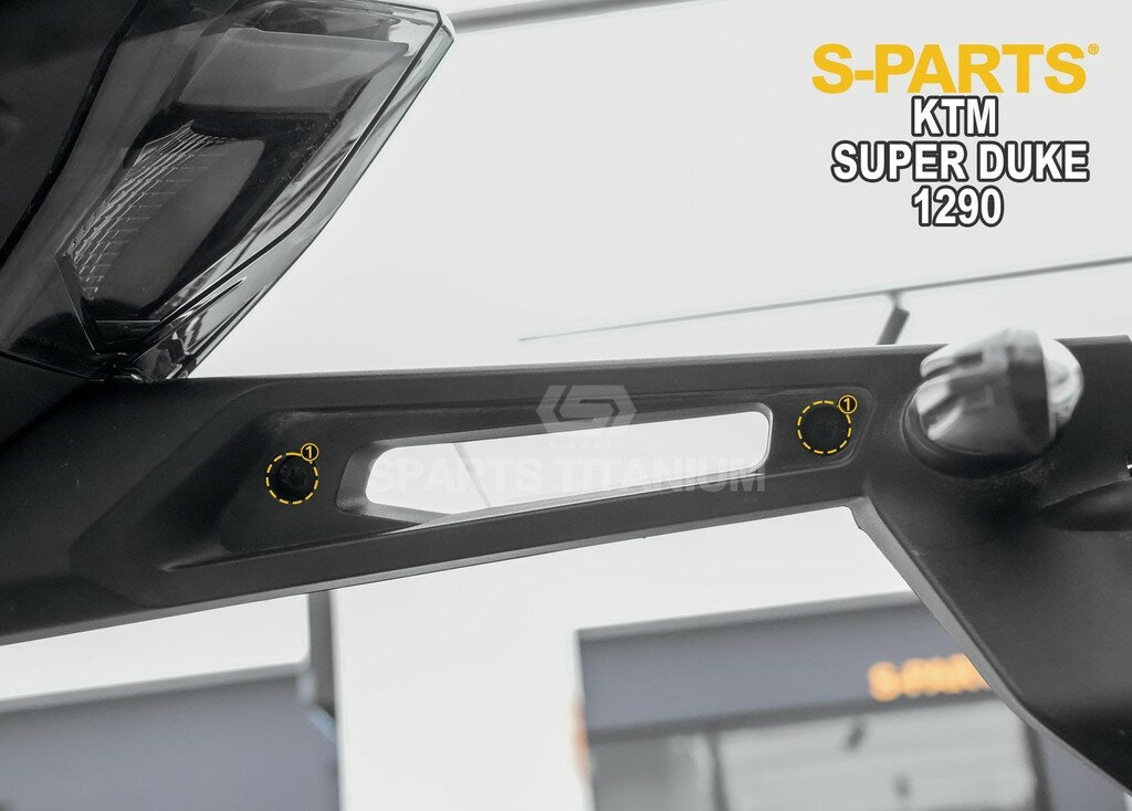 S-PARTS エスパーツ ナンバープレートホルダー用チタンボルトセット 1290 SUPER DUKE R KTM 汎用ボルト・ネジ