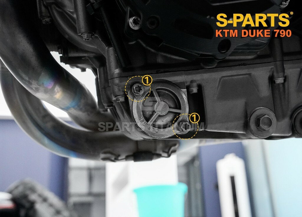 S-PARTS エスパーツ オイルフィルターカバー用チタンボルトセット 790 DUKE KTM 汎用ボルト・ネジ