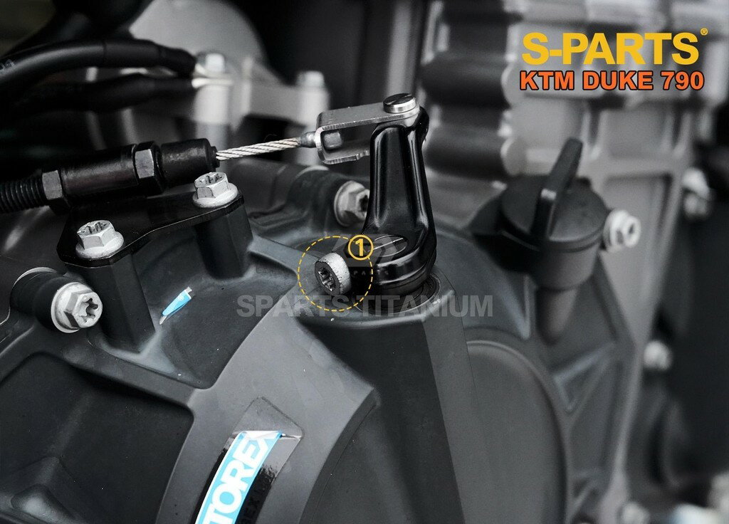 S-PARTS エスパーツ クラッチリンクレバー用チタンボルト 790 DUKE KTM 汎用ボルト・ネジ