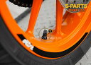 S-PARTS エスパーツ チタンエアバルブキャップセット 390 DUKE KTM エアバルブキャップ