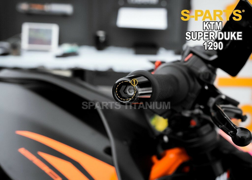 S-PARTS エスパーツ バーエンド用チタンボルトセット 1290 SUPER DUKE R KTM 汎用ボルト・ネジ