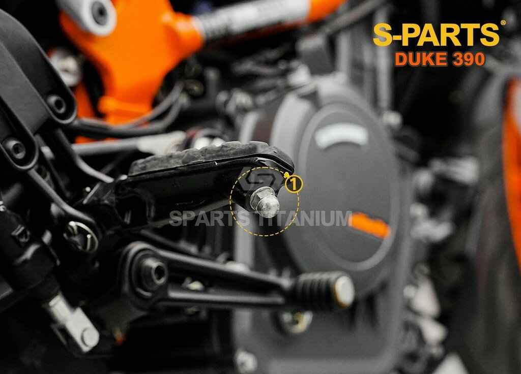 S-PARTS エスパーツ チタンバンクセンサーボルトセット 390 DUKE KTM 汎用ボルト・ネジ
