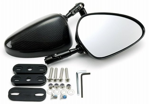 SIMOTA シモタ カーボン製レーシングオーバルミラー ミラー ハンドル