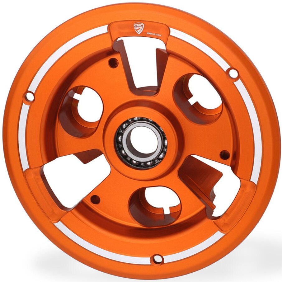 CNC Racing シーエヌシーレーシング プレッシャープレート Duke 1390 R SD KTM クラッチプレッシャープレート 駆動系 カラー：オレンジ／シルバー