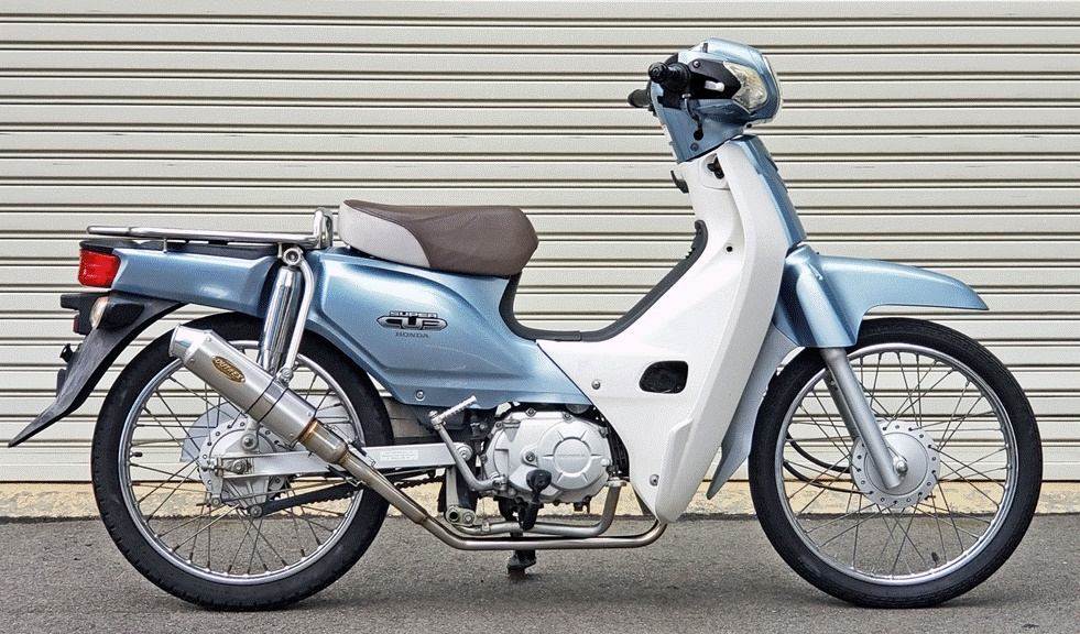 OUTEX アウテックス OUTEXマフラー スーパーカブ50 FI HONDA ホンダ フルエキゾーストマフラー マフラー O2センサーボス：なし / サイレンサータイプ：アルミサイレンサー