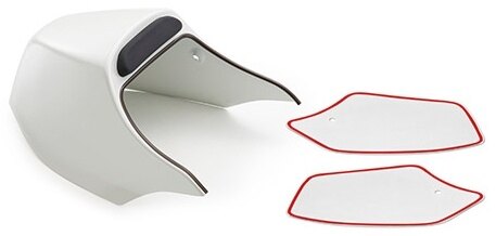 Y’S GEAR(YAMAHA) ワイズギア シートカウル XSR900 YAMAHA ヤマハ シートカウル・テールカウル カウル関連 外装 カラー：ホワイト／レッド(Q5KYSK135S10)