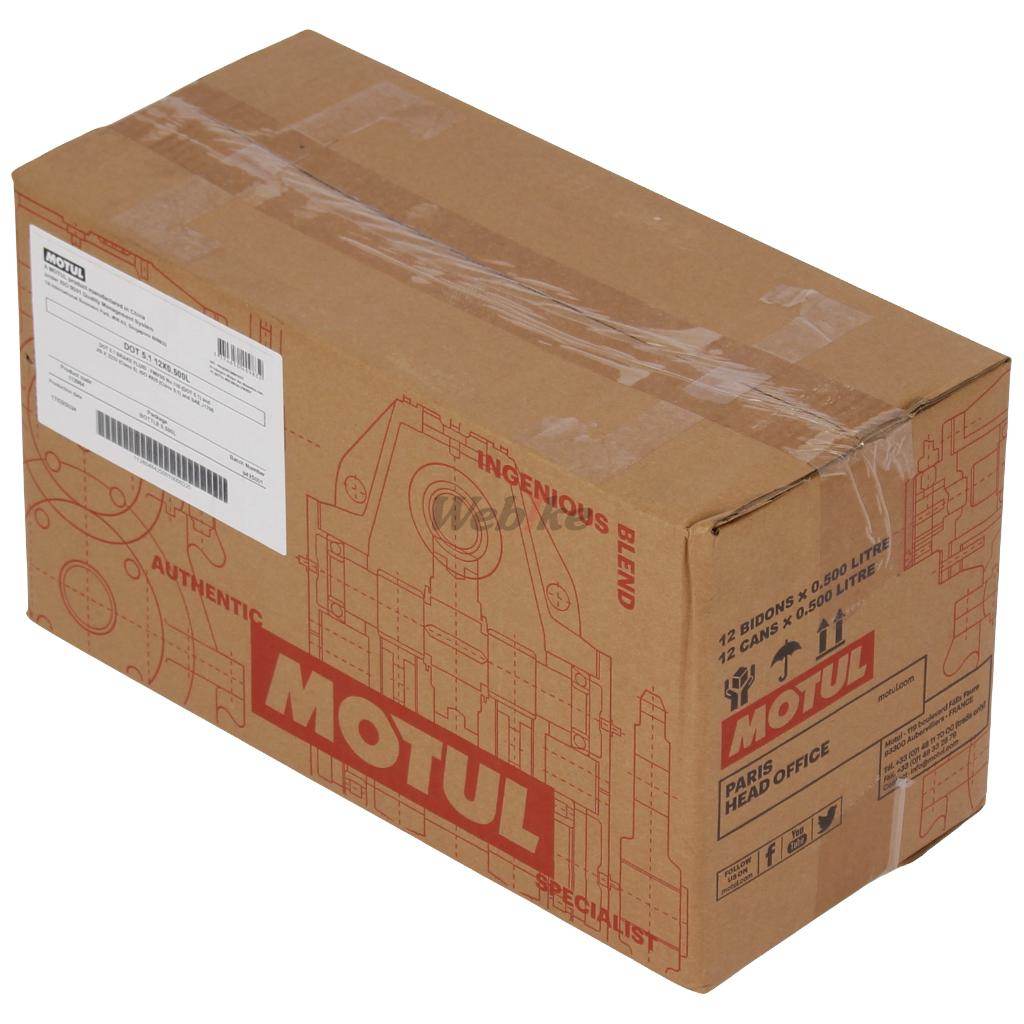 MOTUL モチュール 【ケース】DOT 5.1 BRAKE FLUID (DOT ブレーキフルード) 【0.5L×...