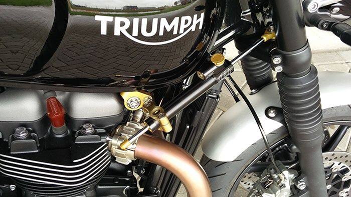 HYPERPRO ハイパープロ CNCステアリングダンパーステー 120mm／TYPE-2 SPEED TWIN1...