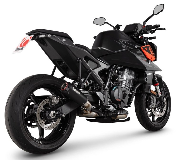 SCORPION スコーピオン レッドパワー スリップオンマフラー 990 Duke KTM マフラー タイプ：ブラックセラミックコーティングスリーブ／重量：1.93kg