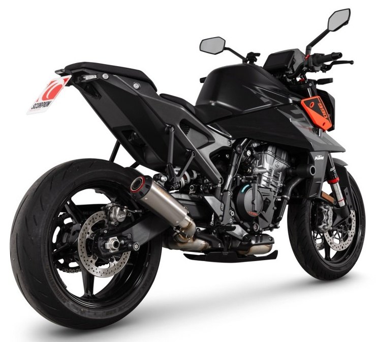 SCORPION スコーピオン レッドパワー スリップオンマフラー 990 Duke KTM マフラー タイプ：チタンスリーブ／重量：1.86kg