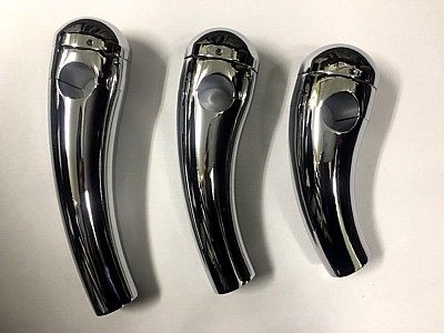 部品屋K&W プルバックライザー ハンドルポスト・ハンドルライザー ハンドル周辺パ...