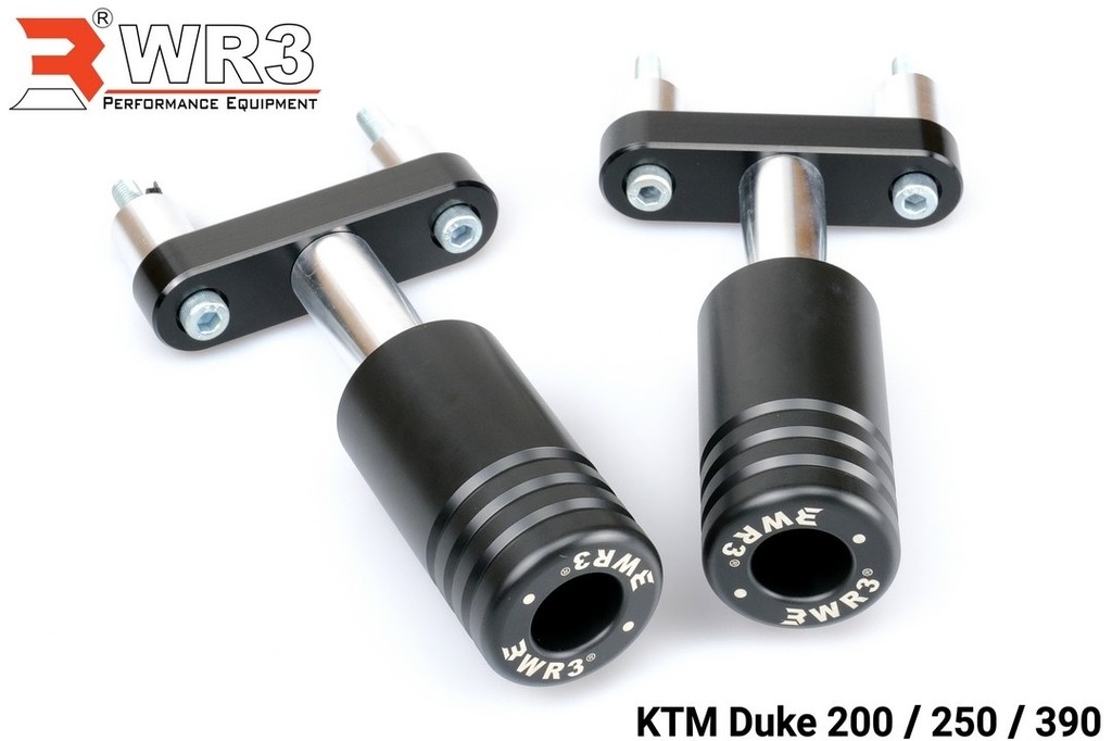 WR3 ダブルアールスリー フレームスライダー Duke 200 250 390 KTM エンジンスライダー・フレームスライダー フレーム