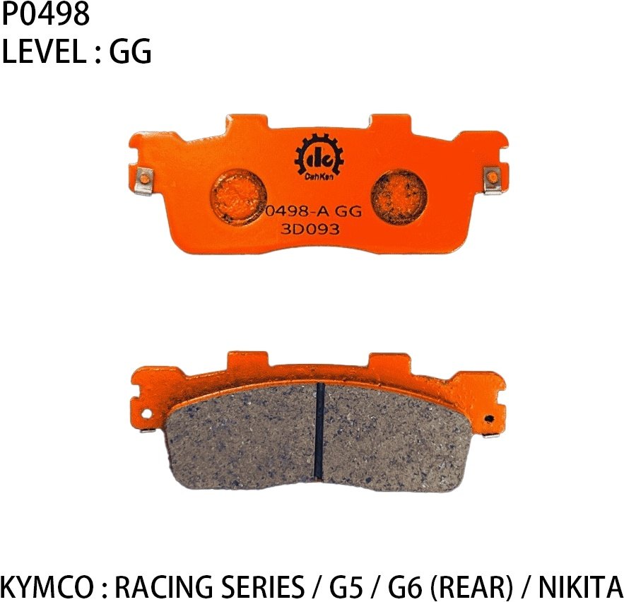Dahken ダーケン GGセラミックスブレーキパッド RACING / G5 G6 NIKITA Series KYMCO キムコ ブレーキパッド ブレーキ