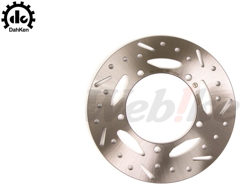 Dahken ダーケン Fixed リアディスクローター 233mm DRG / MMBCU DRG2 SYM ブレーキディスクローター ブレーキ