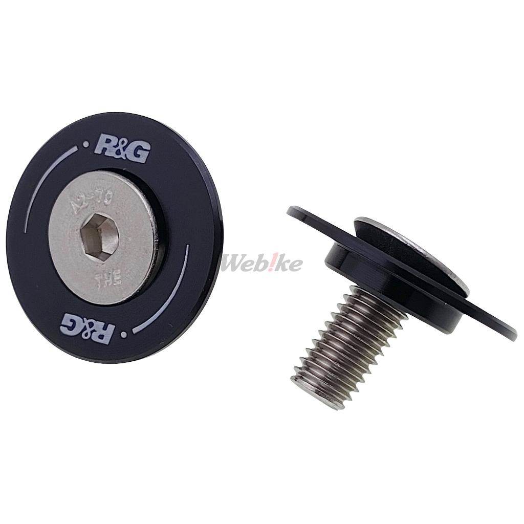 R&G アールアンドジー Rear Foot Rest Blanking Plate KTM 990 Duke ’24- RG_BLP0145BK フットペグ ステップ 足回り